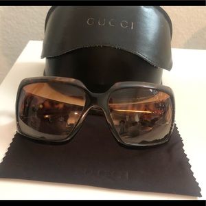Gucci Horse Bit Sunglasses - Tortoise Shell Color